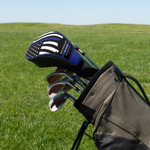Custom Police Officer Thin Blue Line Police Golf Head Cover