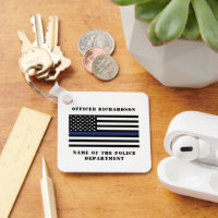Custom Police Officer Thin Blue Line Police