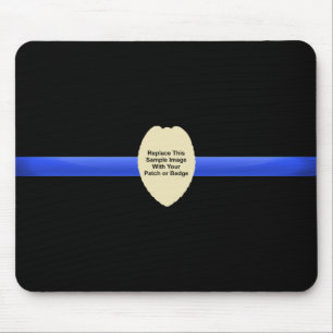 Custom Police Patch or Badge Mouse Pad