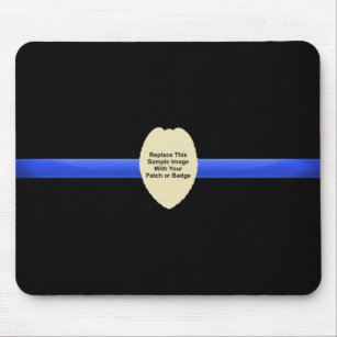 Custom Police Patch or Badge Mouse Pad