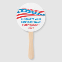Custom Political Campaign 2024 American Flag