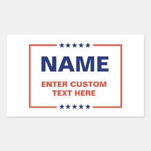 Custom Political Logo (Trump Design) Sticker