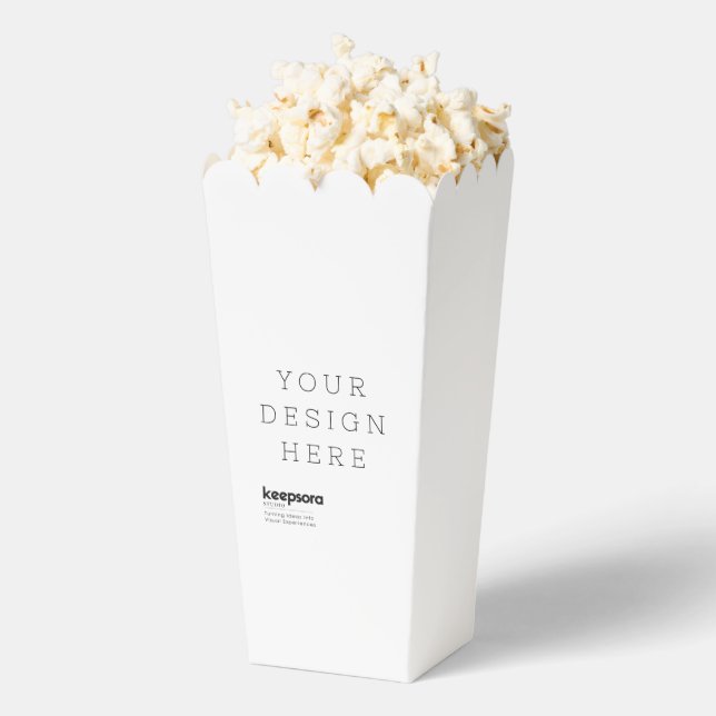 Custom Popcorn Paper Favour Box  (Popped)