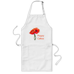 Custom Poppy Chef Apron