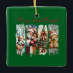 Custom Portrait Rectangle Air Freshener, Pine Ceramic Ornament<br><div class="desc">Custom Portrait Rectangle Air Freshener,  Pine Ceramic Ornament</div>