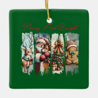 Custom Portrait Rectangle Air Freshener, Pine Ceramic Ornament