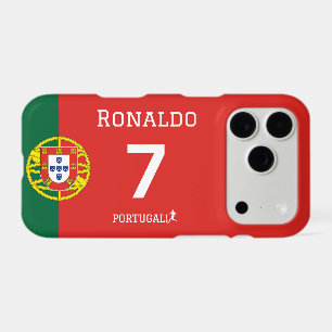 Custom Portugal Football Flag Case - Personalized