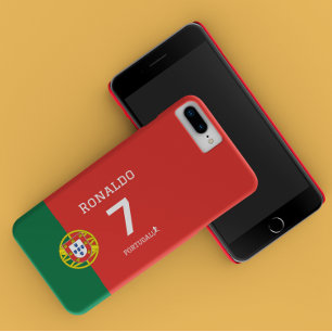 Custom Portugal Football Flag Case - Personalized