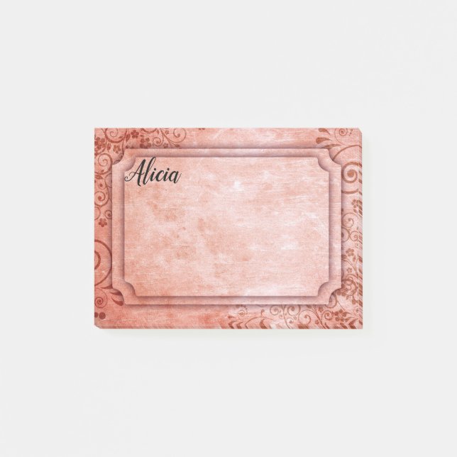 custom post it note vintage style (Front)