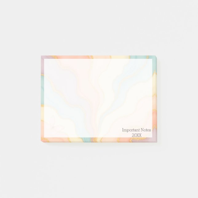 Custom Post-it Notes with Editable Text (Front)