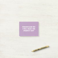 Custom Post Its for wfh, office, school, gift