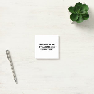 Custom Post Its for wfh, office, school, gift Post-it Notes