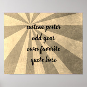 custom poster add your quote to personalize