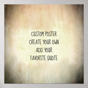 custom poster create your own quote wall art