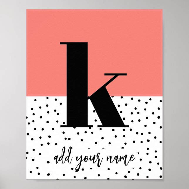 CUSTOM - Poster - Lower Case k (Front)