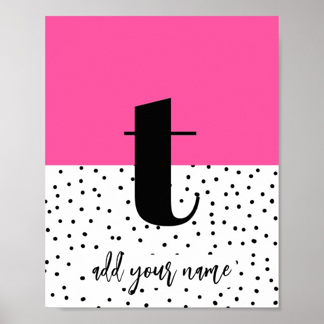 CUSTOM - Poster - Lower Case t (Front)