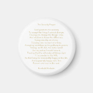 Custom prayer song quote motivational message magnet