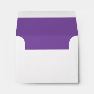 Custom Pre-Addressed Lavender Purple Envelope