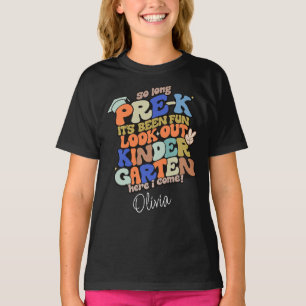 Custom Pre-K Graduation Shirt,Funny PreK Graduate T-Shirt