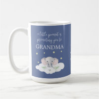 Custom Pregnancy Announcement Mug Cute Blue Boy