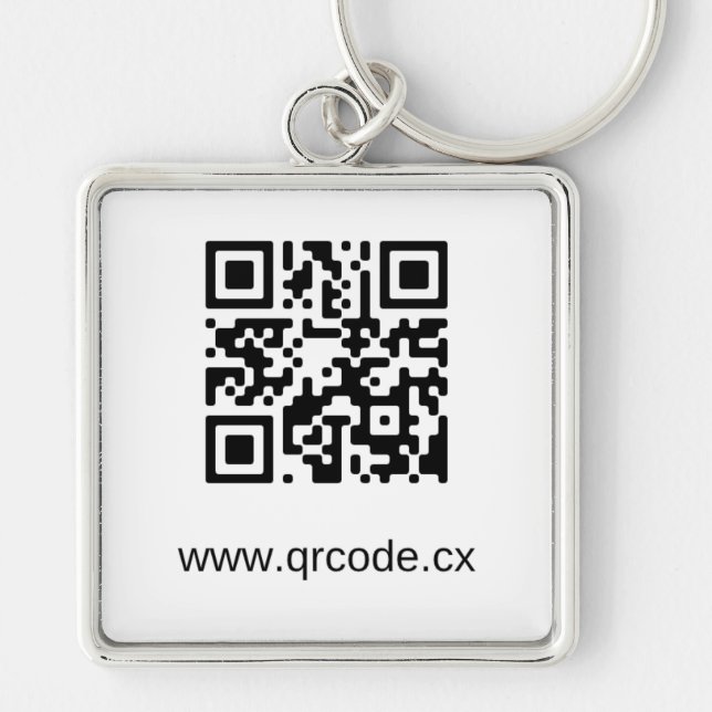 Custom Premium Square Keychain (Large) (Front)