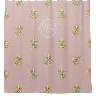 Custom Preppy pink Fleur de Lis