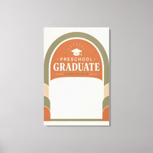 Custom Preschool Graduate 2026 Keepsake Canvas Print