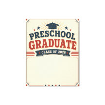 Custom Preschool Graduate Class Of 2026