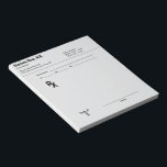Custom Prescription Notepad – Editable Doctor RX<br><div class="desc">Custom Prescription Notepad – Editable Doctor RX Pad! ___________________________ Stay organized in style with our Custom Prescription Notepad, designed for doctors, nurses, and medical professionals who want a practical yet personalized tool for everyday use. This editable RX pad features a clean, professional layout while allowing customization to fit your name,...</div>
