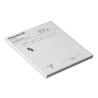 Custom Prescription Notepad – Editable Doctor RX