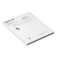 Custom Prescription Notepad – Editable Doctor RX 