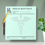 Custom Prescription Notepad – Editable Doctor RX<br><div class="desc">Custom Prescription Notepad – Editable Doctor RX Pad! ___________________________ Stay organized in style with our Custom Prescription Notepad, designed for doctors, nurses, and medical professionals who want a practical yet personalized tool for everyday use. This editable RX pad features a clean, professional layout while allowing customization to fit your name,...</div>