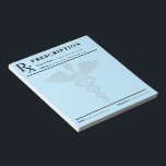 Custom Prescription Notepad – Editable Doctor RX<br><div class="desc">Custom Prescription Notepad – Editable Doctor RX Pad! ___________________________ Stay organized in style with our Custom Prescription Notepad, designed for doctors, nurses, and medical professionals who want a practical yet personalized tool for everyday use. This editable RX pad features a clean, professional layout while allowing customization to fit your name,...</div>