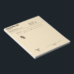 Custom Prescription Notepad – Editable Doctor RX<br><div class="desc">Custom Prescription Notepad – Editable Doctor RX Pad! ___________________________ Stay organized in style with our Custom Prescription Notepad, designed for doctors, nurses, and medical professionals who want a practical yet personalized tool for everyday use. This editable RX pad features a clean, professional layout while allowing customization to fit your name,...</div>