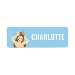 Custom Princess Belle   Back to School Labels