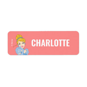 Custom Princess Cinderella Back to School Labels