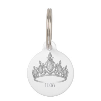 Custom Princess Dog Collar Tag