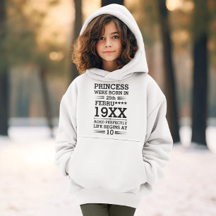 Custom Princess Were Born in Date Month Year Age