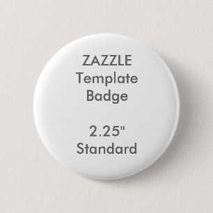 Custom Print 2.25" Round Badge Blank Template 2 Inch Round Button
