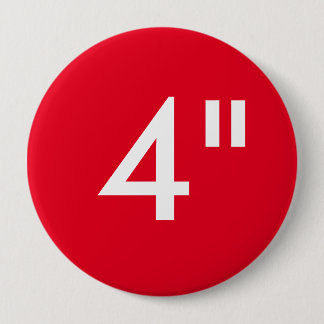 Custom Print 4" Huge Round Button Blank Template