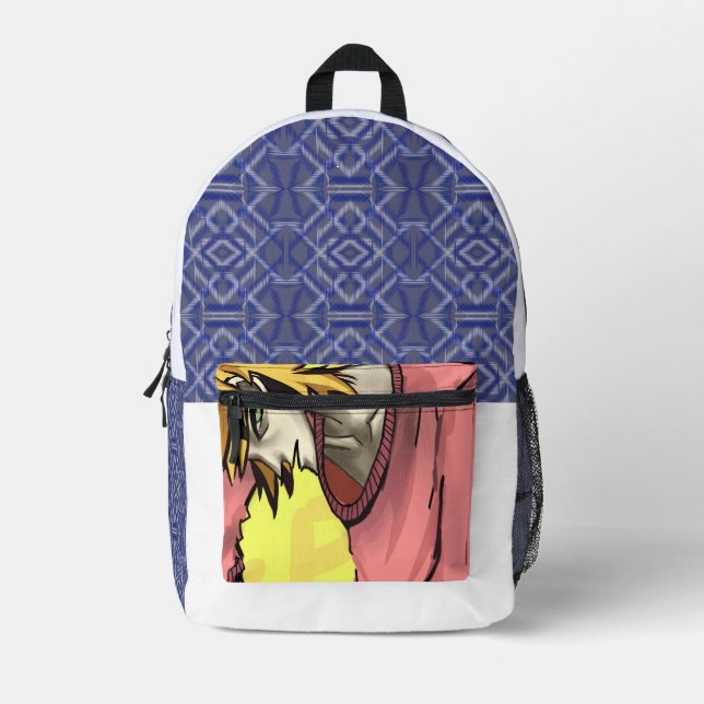 • Custom Print Backpack | Personalized Graphic Ruc (Front)