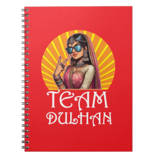 Custom Print Desi Wedding Shaadi Vibes Notebook