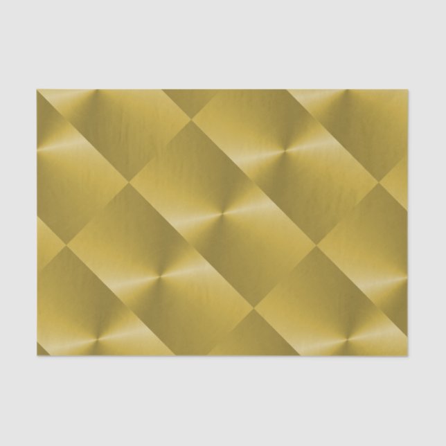 Custom Print Effect Gold Metallic Tissue Paper (Front)