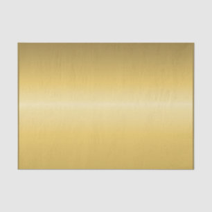 Custom Print Effect Yellow Gold Metallic Tissue Paper