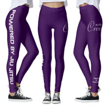 Custom Print Jiu Jitsu Crew Purple Spats