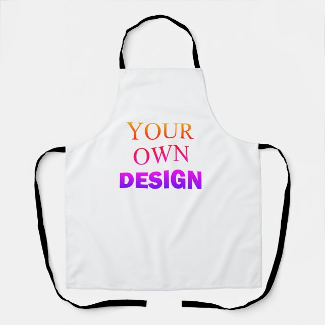 Custom Print Kitchen Apron - Chef Gift for All (Front)