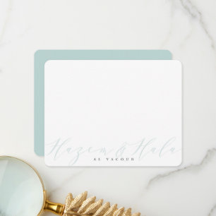 CUSTOM PRINT ORDER etsy design for Hala Thank You Card