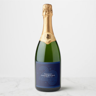 CUSTOM PRINT ORDER for Kelsey - 20th Anniversary Sparkling Wine Label