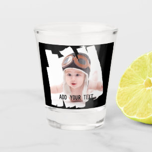 Custom Print Personalized Photo Shot Glass