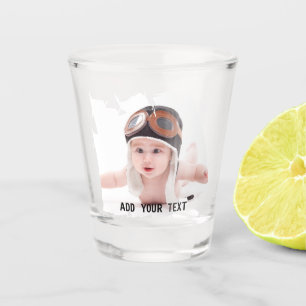 Custom Print Personalized Photo Shot Glass